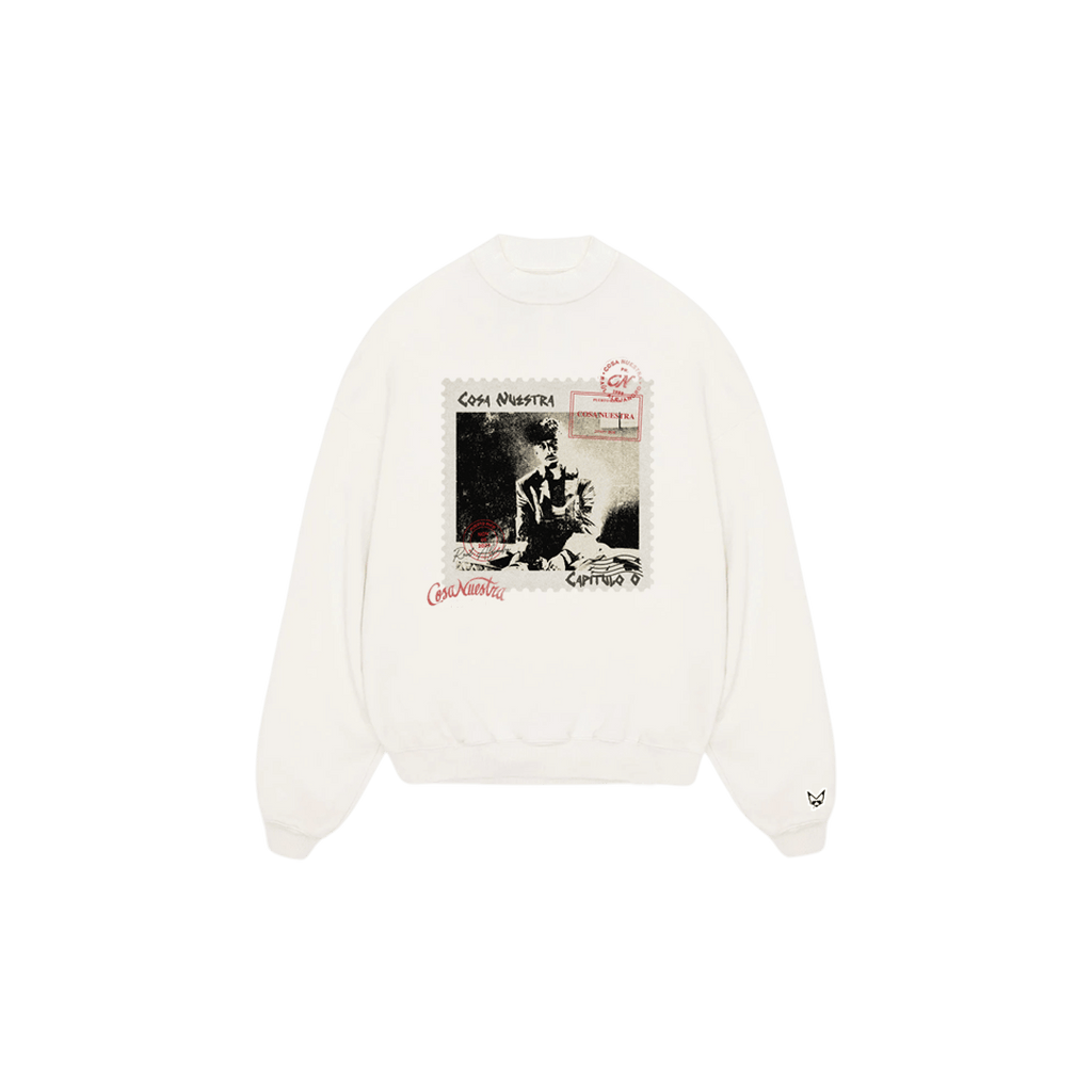 Rauw Alejandro Store Estampilla Crewneck Off White
