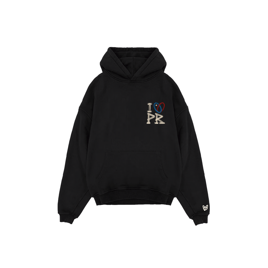 Rauw Alejandro Store Hoodie I <3 Rauw Hoodie Black