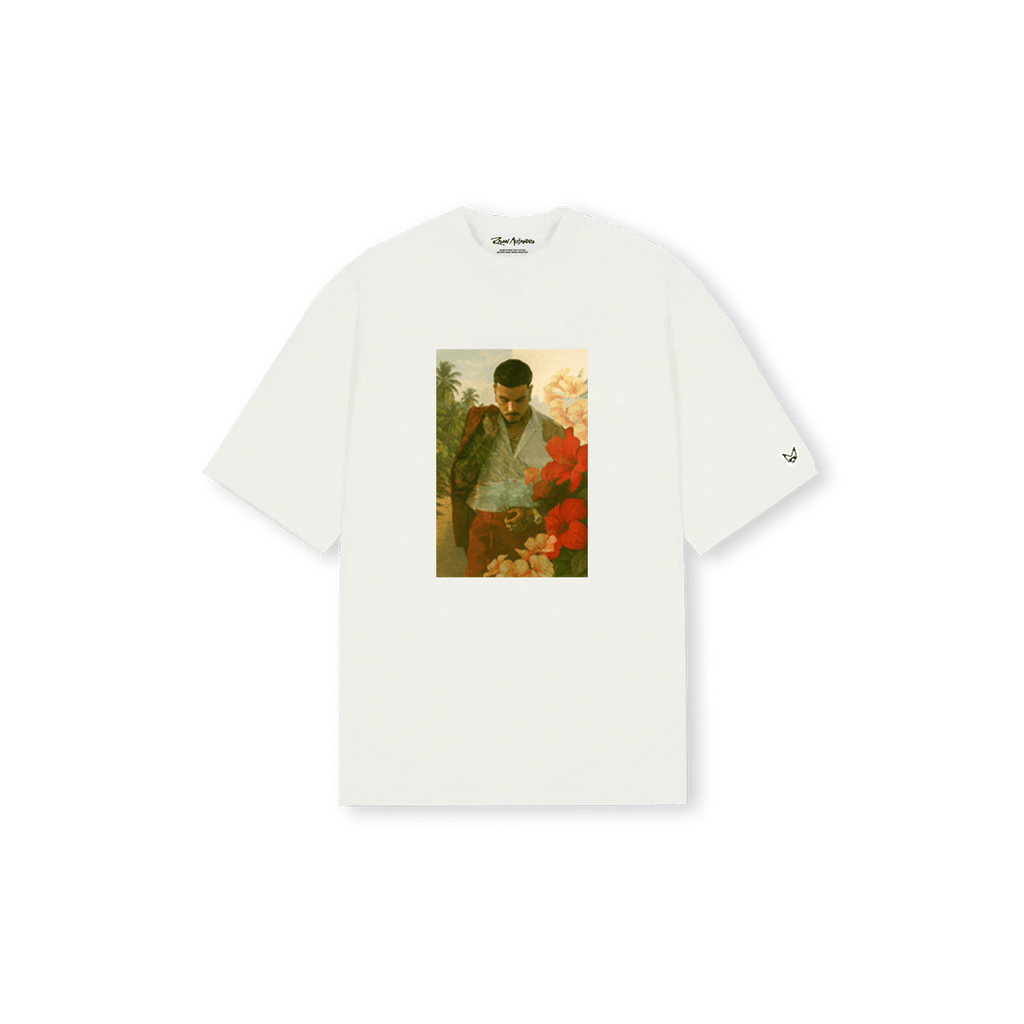 Rauw Alejandro Store T-Shirt Raul Portrait Tee Off White